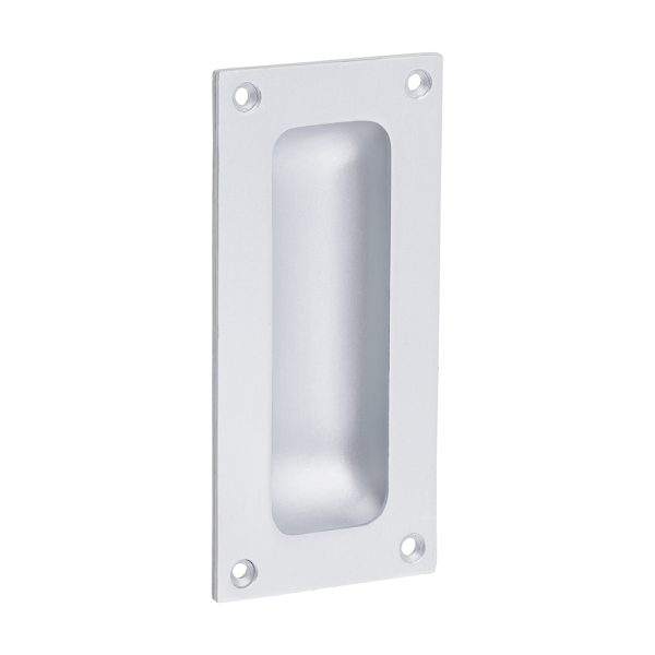 Flush Pull - Satin Anodised Aluminium - 89mm