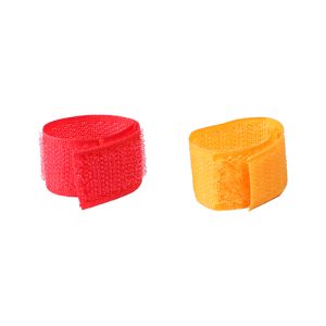 Coloured Hook & Loop Straps - 10pcs