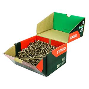 C2 Strong-Fix - Industrial Pack - PZ - Double Countersunk - Twin-Cut - Yellow - 1000 pcs