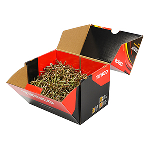 Velocity Premium Multi-Use Screws - Industrial Pack  PZ - Double Countersunk - Yellow - 1000 pcs
