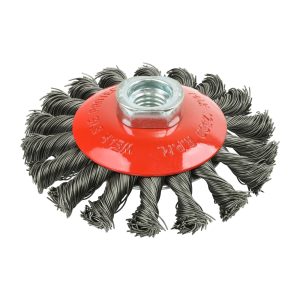 Twisted Knot Wire Bevel Brush