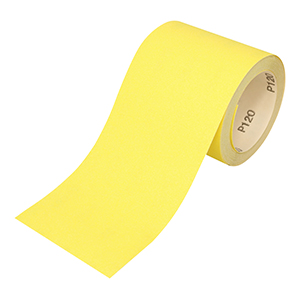 Sandpaper Roll - Yellow - 180g - 115mm - 10m roll