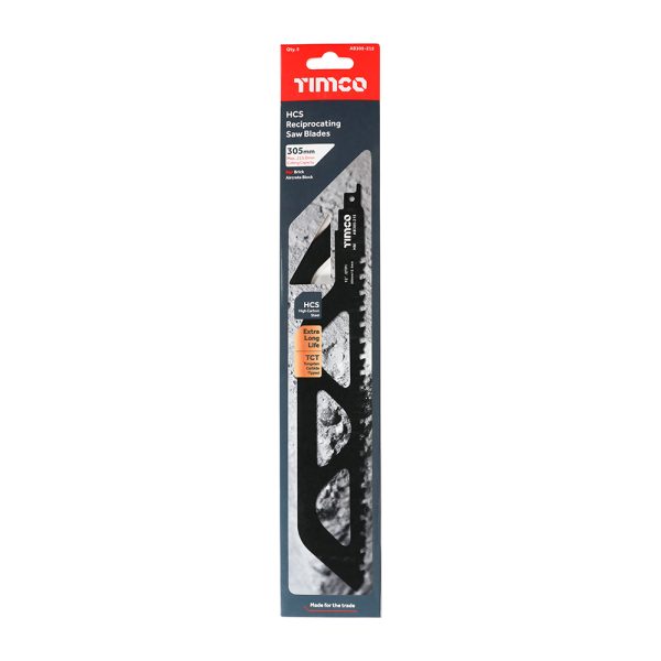 Block Cutting - TCT Reciprocating Saw Blades - S1243HM - Image 2
