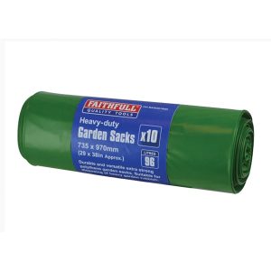 Heavy-Duty Strong Garden Sacks - 96L - 10 pcs