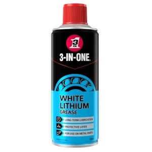 3-IN-ONE White Lithium Spray Grease - 400ml
