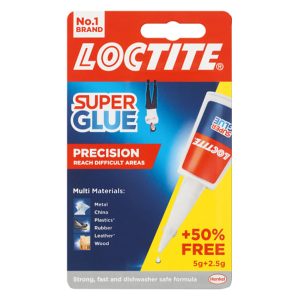 LOCTITE Super Glue Precision Bottle 5g + 50% Extra Free