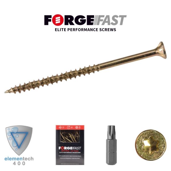 ForgeFast Elite Low-Torque Woodscrews - TORX - Image 2
