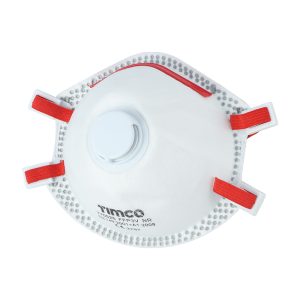 FFP3 Moulded Masks with Valve - One size - Moulded