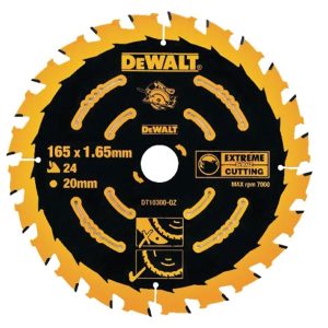 DEWALT Extreme Framing Circular Saw Blade - 165 x 20mm