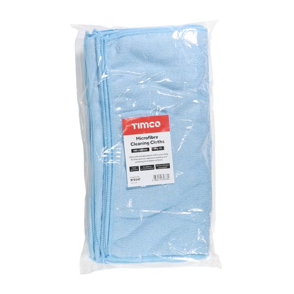 Microfibre Cleaning Cloths - 380 x 380mm - 10 pcs - Image 2