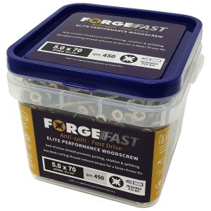 ForgeFast Elite Fast-Start Woodscrews - TUB